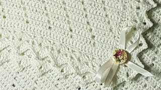 Merletto della copertina alluncinetto con i quadretti obliqui 💕 tutorial💕 [upl. by Lelia]