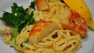 Seafood Linguine in a Cream Sauce [upl. by Paddie]