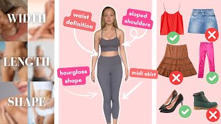 Find the clothes that ACTUALLY suit your body  27 TYPES [upl. by Eiggem]