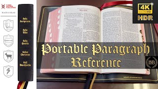 Review LSB Portable Paragraph Reference in Black Shamar Goatskin with 5 Solas [upl. by Anne-Corinne]