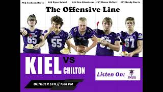 HS Football Kiel vs Chilton  NEW Sports Radio AUDIO [upl. by Lesh]