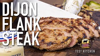 Dijon Flank Steak Recipe [upl. by Bilac]