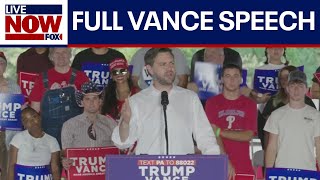 FULL SPEECH JD Vance campaigns in battleground Pennsylvania  LiveNOW from FOX [upl. by Larimor]