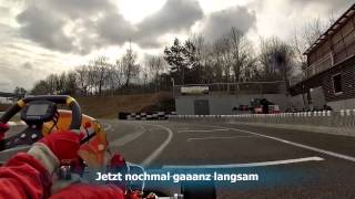 Kartfahren Schaafheim 01032014 [upl. by Aihsiyt]