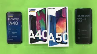 Samsung Galaxy A40 vs Samsung Galaxy A50 [upl. by Custer]