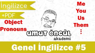 Genel İngilizce 5  Object Pronouns  Nesne Zamirleri  PDF [upl. by Roze]