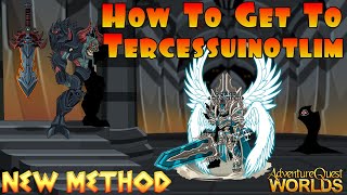 AQW How To Get To Tercessuinotlim amp Nulgath NEW Method 2024 AQWorlds [upl. by Ettenwad356]