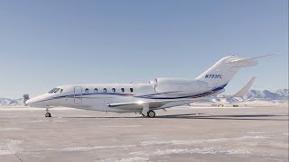 Cessna Citation X interior and exterior tour [upl. by Paulita897]