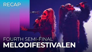 Melodifestivalen 2024 Sweden  Fourth SemiFinal  RECAP [upl. by Mercier]