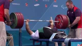 Powerlifting  London 2012 Paralympic Games [upl. by Ainnet]