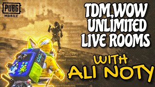 🔴LIVE Unlimited ROOMS 1V1 TDM amp WOW丨Lets Play Rooms with NOTYs 😍🤣丨 pubgmobile pubg pubgpc [upl. by Elsi]