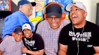 REACTING TO SKITS WITH MY DAD WITH MY DAD HILARIOUS [upl. by Aysan295]