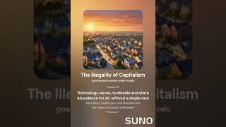 The Illegality of Capitalism AI Song by Suno lyrics by Llama 32 AI [upl. by Gorrian414]