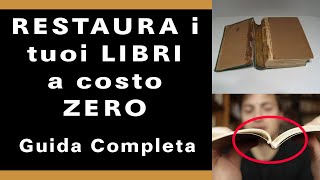 RESTAURA i tuoi libri a costo zero [upl. by Cyprio7]