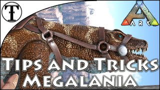 Fast Megalania Taming Guide  Ark  Survival Evolved Tips and Tricks [upl. by Shandy952]