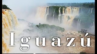 Cataratas de Iguazu Brasil  Argentina Travel Vlog Walking Tour 4K [upl. by Einahteb]