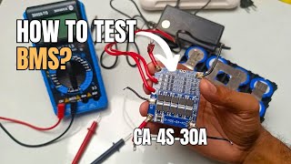 how to test BMS Battery management system [upl. by Nashbar]