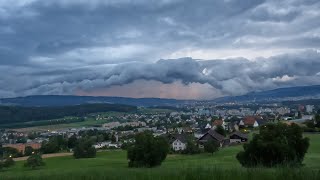 15 Juli 2024  Gewitter Schälchlihoger Urdorf  1935  2020  2050  2227 Uhr [upl. by Asiek591]