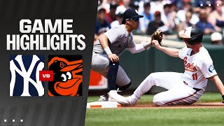 Yankees vs Orioles Game Highlights 71424  MLB Highlights [upl. by Negaem]