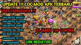 DOWNLOAD COC MOD APK TERBARU 2024 ‼️ UNLOCK ALL SKIN UNLIMITED MONEY GEMS amp ELEKSIR NO PASSWORD [upl. by Odella]