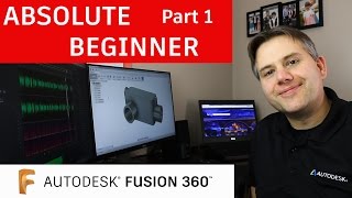 Fusion 360 Tutorial for Absolute Beginners— Part 1 [upl. by Trudy]