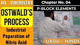 Ostwald Process  Industrial Preparation of Nitric Acid  CH4  XIIChemistry  Sindh Board [upl. by Ahsenaj]