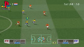 World Soccer Winning Eleven 3 Final Ver PS1 Gameplay [upl. by Allenrac]