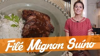 Filé Mignon Suíno Super Fácil e Saboroso em 10 minutos  Carol Fiorentino [upl. by Zeph]