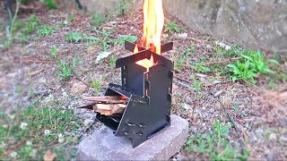 Folding Rocket Stove [upl. by Miriam]