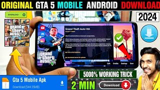 🎮 GTA 5 MOBILE DOWNLOAD  HOW TO DOWNLOAD GTA V IN ANDROID  DOWNLOAD REAL GTA 5 ON ANDROID 2024 [upl. by Yregram784]