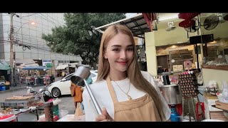 LIVE  Birthday Special Street Café with PloySai Coffee Lady Bangkok Thailand  Thai Street Food [upl. by Baxy]