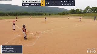 PA Krunch Premier  Phoenix Warriors 18U 20240622 [upl. by Annoynek]