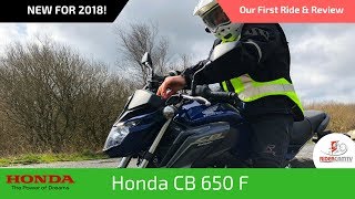 2018 Honda CB650F  Our First Ride and Review [upl. by Edholm197]