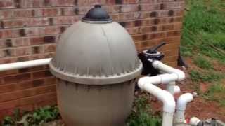 How to change sand in a pool filter part 2 [upl. by Ahsinor]