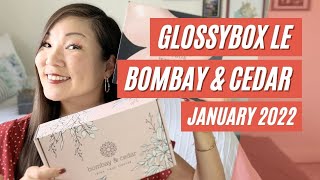 Glossybox Skincare Black Friday Edit  Bombay amp Cedar Beauty Box  Artistic  January 2022 [upl. by Hailahk]