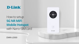 How to set up DLink DWRU2000 WIFI 5 5G NR MIFI [upl. by Yeknarf631]