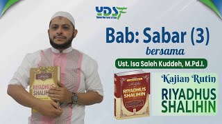 Kajian Riyadhus Shalihin Bab Sabar bagian 3 [upl. by Hpotsirhc]