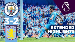 EXTENDED HIGHLIGHTS  Man City 32 Aston Villa  ILKAY GUNDOGAN SUPER SUB Premier League Champions [upl. by Glanville556]