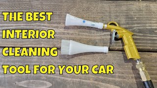 The Cheapest Blower for Detailing Your Car Interior on Amazon  Review [upl. by Yraht]