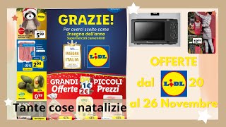 OFFERTE LIDL dal 20 al 26 Novembre 2023  Tante cose natalizie  Volantino Lidl [upl. by Drolet]