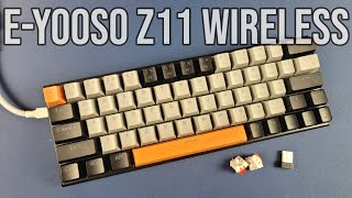 EYooso Z11 WIRELESS 60 Hot Swappable Mechanical Keyboard [upl. by Breen]