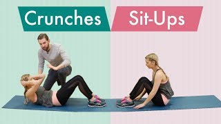 Crunches vs Sit Ups which one is best and how to do it [upl. by Khano]