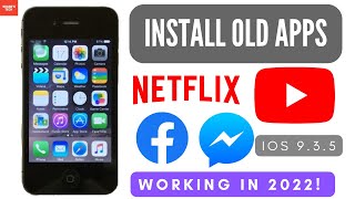 How to Install OLD APPS on iPhone running iOS 935 841 613 in 2022 [upl. by Pascia]