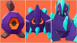 FULL ROGGENROLA EVOLUTION TEAM Shiny Roggenrola Shiny Boldore Shiny Gigalith [upl. by Zeph990]