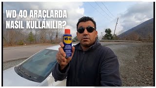 WD 40 arabada nerelerde nasıl kullanılır Araç BAKIMI nasıl yapılır jant temizleme [upl. by Germain]