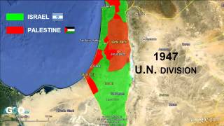 Territorios Palestina e Israel Evolución  Palestine amp Israel Territories IGEOTV [upl. by Aramas]