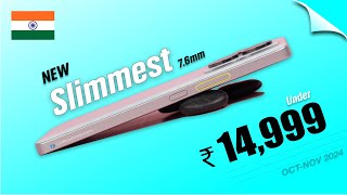 TOP 5 New Slim Phones under ₹15000 rupees in 🇮🇳 Flat Best Slim phones under 15000 15000slimphone [upl. by Olifoet]