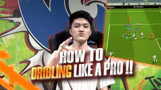 HOW TO DRIBBLE LIKE A PRO   eFootball 2024 Mobile [upl. by Haimorej]