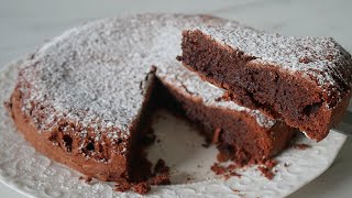 Recette Moelleux chocolat de Cyril Ligniac 5 ingrédients [upl. by Annola]