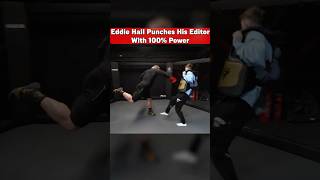 Eddie Hall sends him FLYING boxing [upl. by Harras636]